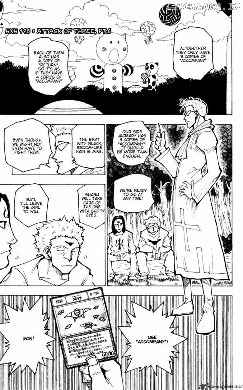 Hunter x Hunter, Chapter 175 image 01